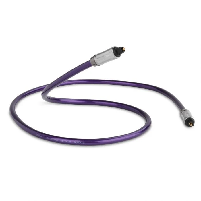 QED Reference Optical Quartz | Cable óptico digital Toslink | Menos jitter, más precisión y una conexión óptica de referencia para sistemas serios