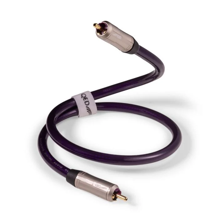 QED Reference Digital Audio 40 | Cable digital coaxial RCA 75 ohms | Menos jitter, más precisión y una conexión S/PDIF seria para sistemas de alto nivel
