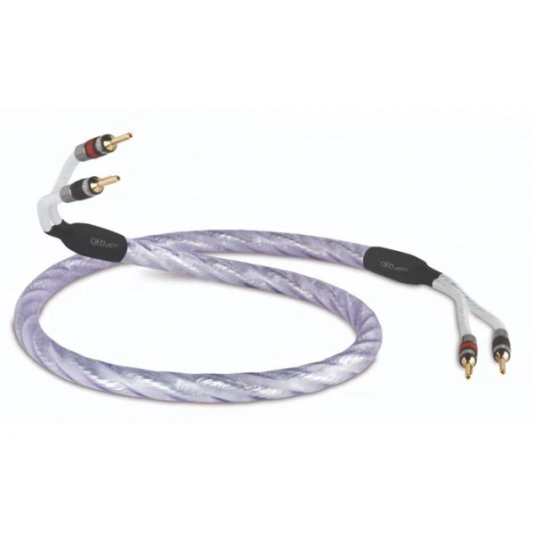 QED Genesis Pre-Term Cable (par) | Cable de bocina preterminado | Más control, más transparencia y una conexión seria para sistemas HiFi de alto nivel