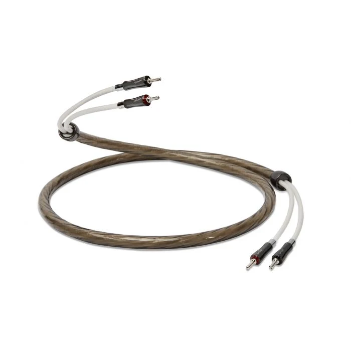 QED Supremus Zr Speaker Cable (par) | Cable de bocina insignia | Máxima resolución, control absoluto y una conexión sin concesiones para sistemas de referencia