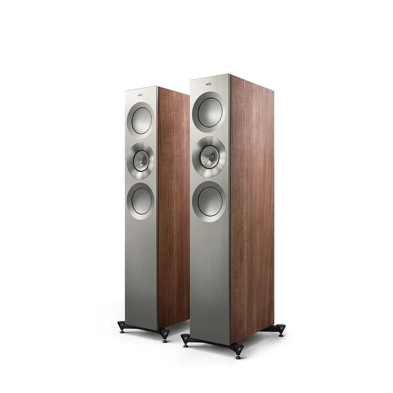 Reference 3 Meta Walnut - Par de Bocinas de Piso