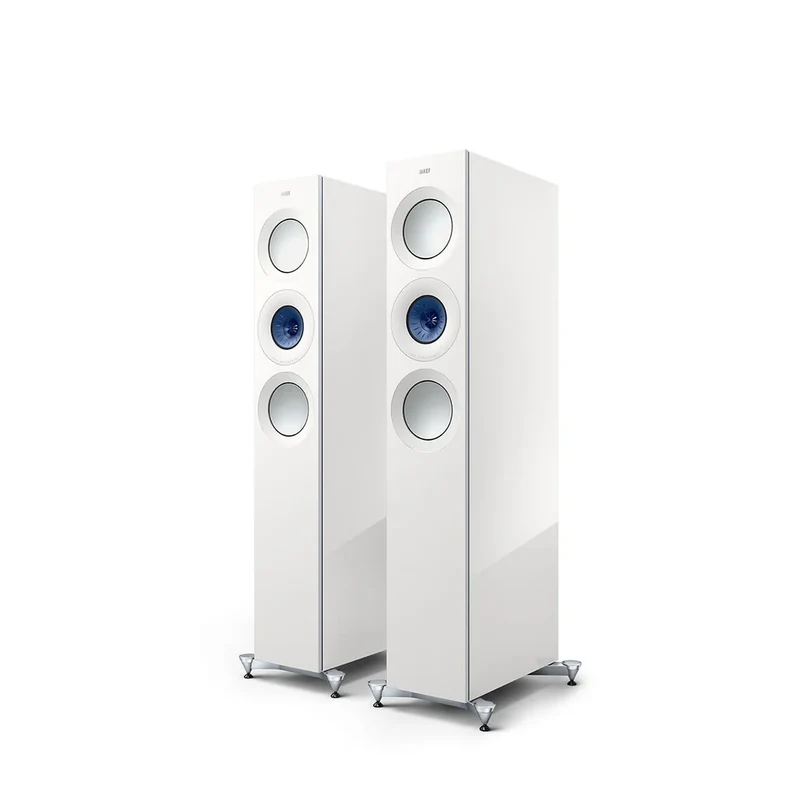 Reference 3 Meta White / Blue - Par de Bocinas de Piso