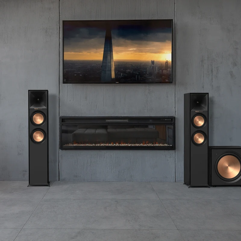 🔊 Klipsch R-605FA | Torre Dolby Atmos Reference con doble woofer 6.5” y módulo de altura integrado | JMI Audio