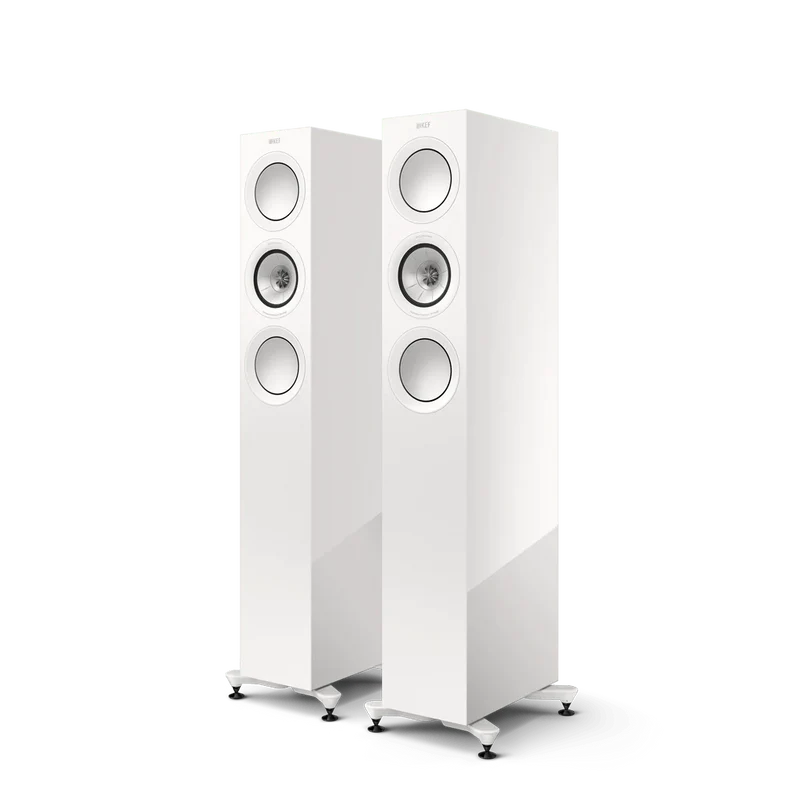 R5 Meta White - Par de Bocinas de Piso