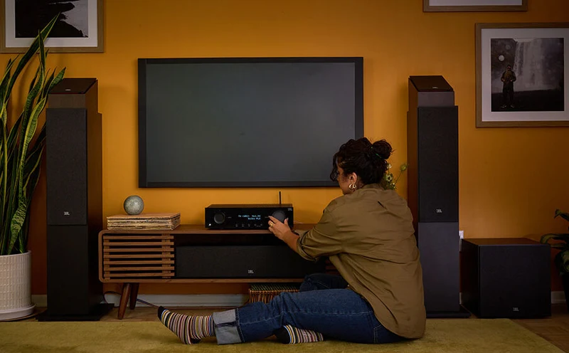 🔊 JBL MA310 | Receiver AV 5.2 canales 4K HDR con Dolby/DTS, 4 HDMI y amplificación Clase D | JMI Audio