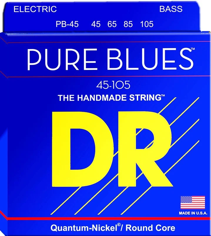 DR STRINGS PB45 PURE BLUES JUEGO CUERDAS BAJO 045-105