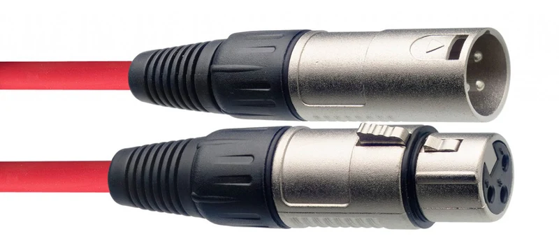 AUVISA SMC10 CRD CABLE MICROFONO XLR 10 METROS ROJO