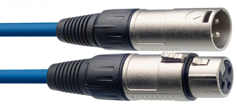 AUVISA SMC10 CBL CABLE MICROFONO XLR 10 METROS AZUL