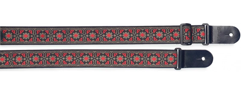 AUVISA SWO-FLO RED CORREA GUITARRA NYLON FLORAL ROJO