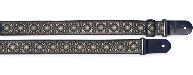 AUVISA SWO-FLO GRY CORREA GUITARRA NYLON FLORAL GRIS