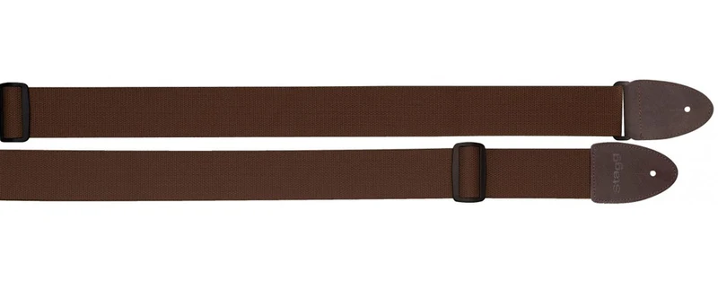 AUVISA SNV5 BR CORREA GUITARRA ALGODON MARRON