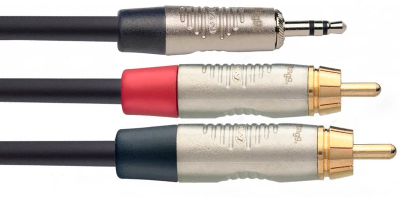 AUVISA NYC6 MPS2CMR CABLE MINIJACK ESTEREO 2 X RCA 6 METROS
