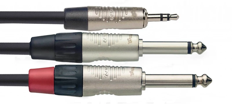 AUVISA NYC1 MPS2PR CABLE MINIJACK ESTEREO 2 X JACK 1 METRO