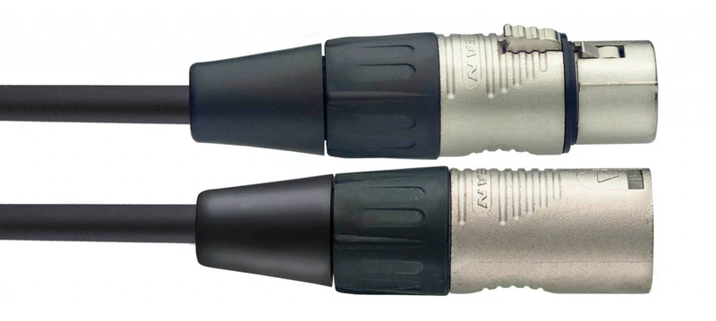 AUVISA NMC3R CABLE XLR MACHO XLR HEMBRA 3 METROS