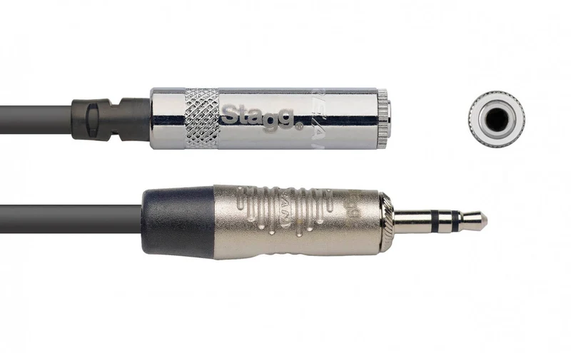 AUVISA NAC3MPSMJSR CABLE MINIJACK HEMBRA MINIJACK MACHO ESTEREO 3 METROS