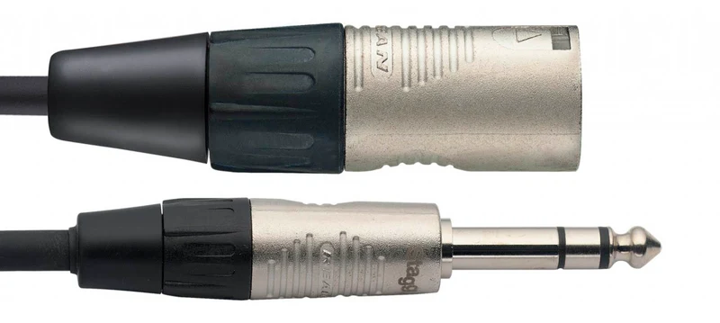 AUVISA NAC1PSXMR CABLE JACK MACHO ESTEREO XLR MACHO 1 METRO