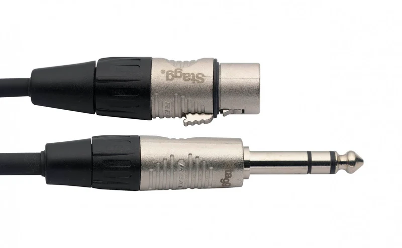 AUVISA NAC1PSXFR CABLE JACK MACHO ESTEREO XLR HEMBRA 1 METRO