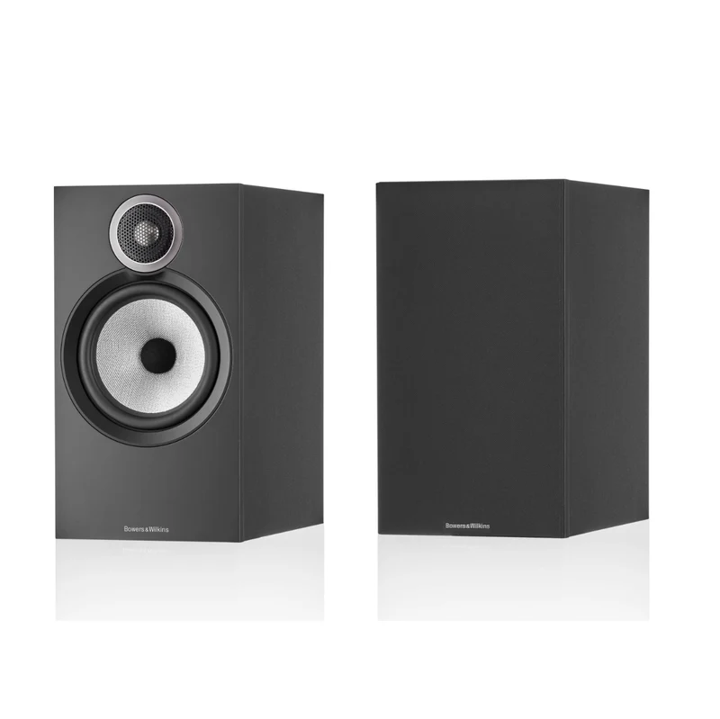 606 S3 Blk - Par de Bocinas de Librero