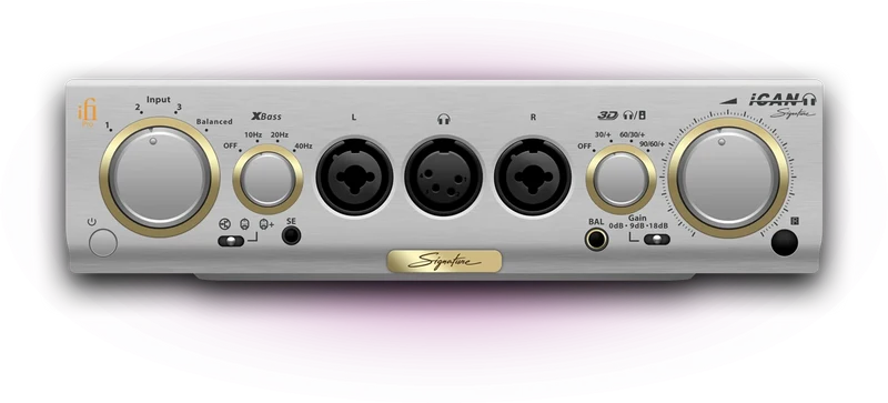 iFi Pro iCAN Studio | Amplificador de audífonos profesional con circuitos híbridos, válvulas y salida balanceada | JMI Audio