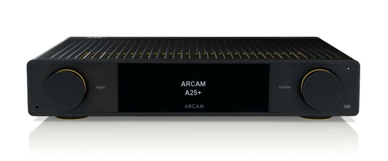 Arcam A25+ | Amplificador Integrado Clase G de 100 W por canal con HDMI eARC, Bluetooth 5.4, DAC ESS y Entrada USB‑C | Sonido Británico Premium para Música y Cine | JMI Audio
