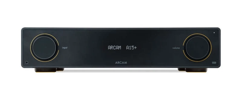 Arcam A15+ | Amplificador Integrado Clase AB de 80 W por canal con HDMI eARC, Bluetooth 5.4 y DAC ESS ES9018 | Sonido Británico de Alta Fidelidad | JMI Audio