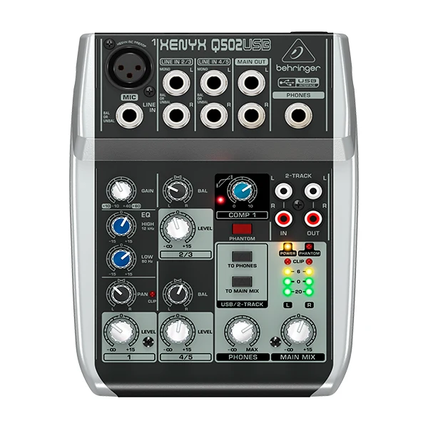 Q502USB - Mezcladora Análoga