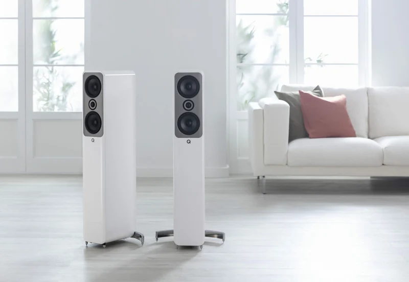 Q Acoustics Concept 50 | Bocinas de Piso HiFi | Diseño Elegante y Sonido de Alta Fidelidad | JMI Audio