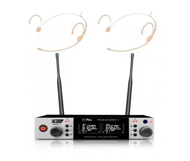XP AUDIO UM2DSHS SISTEMA INALAMBRICO DOS MICROFONOS DE DIADEMA