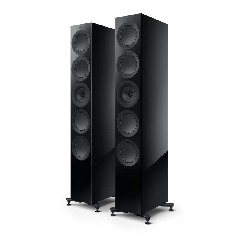 R11 Meta Black - Par de Bocinas de Piso