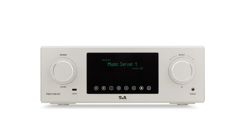 PSD 3100 HV Preamplificador de referencia con transmisión DAC | T+A