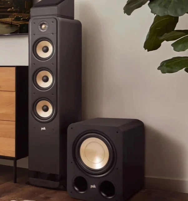 Polk Signature Elite ES10 Subwoofer | Subwoofer activo de 10 pulgadas | Graves profundos, más impacto y mejor base para música o cine en casa | JMI Audio
