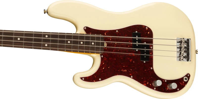 FENDER AMERICAN PROFESSIONAL II PRECISION BASS LH RW BAJO ELECTRICO OLYMPIC WHITE ZURDOS