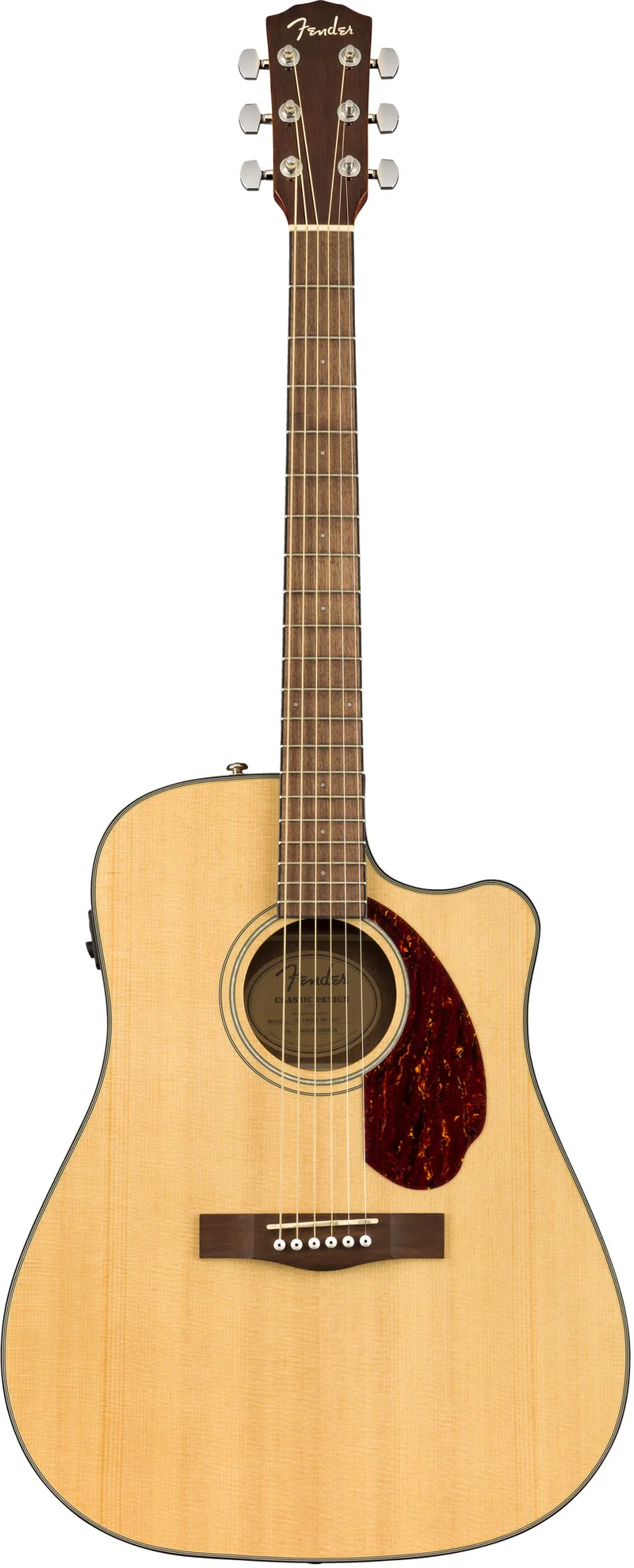 FENDER CD140SCE WN GUITARRA ELECTROACUSTICA DREADNOUGHT NATURAL