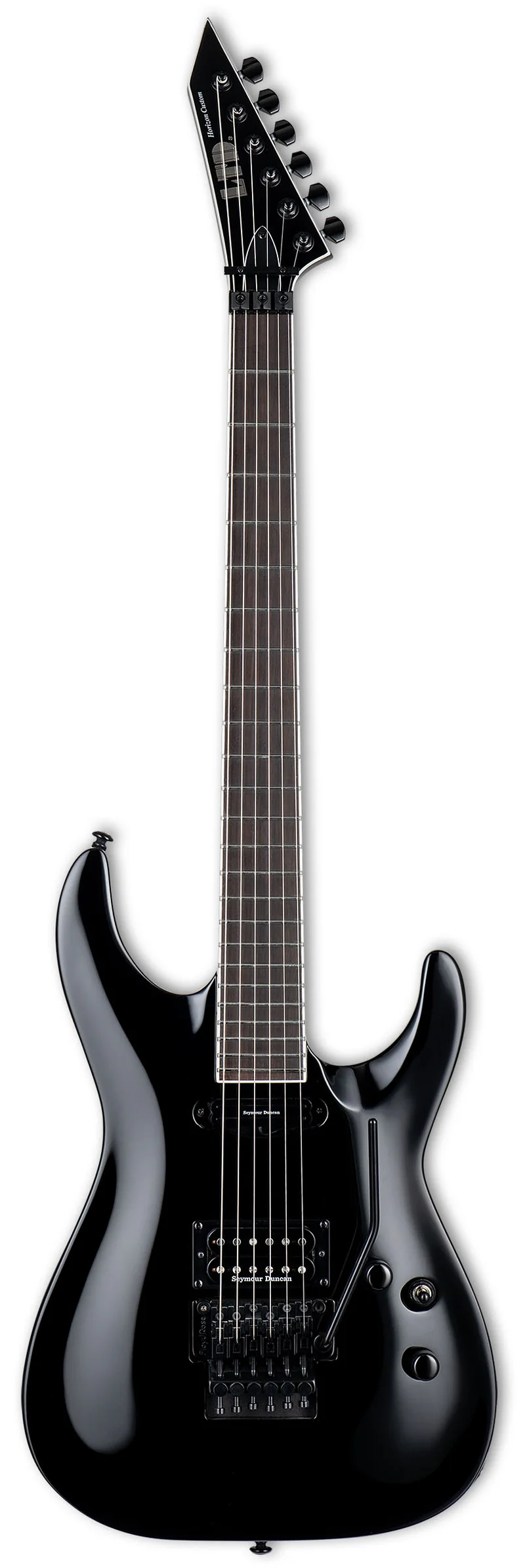 ESP LTD HORIZON CUSTOM 87 BLK GUITARRA ELECTRICA NEGRA