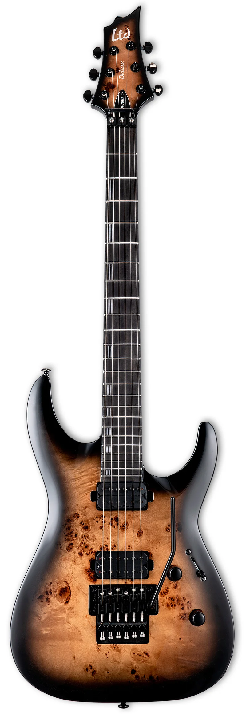 ESP LTD H-1001 FR BNB GUITARRA ELECTRICA BLACK NATURAL BURST
