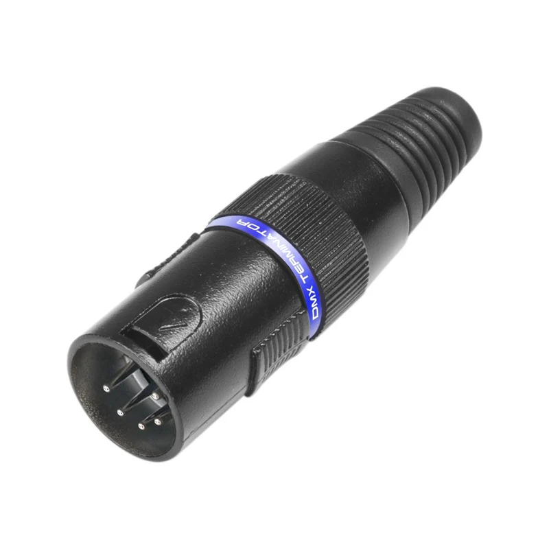 ADAM HALL K3DMXT5 PAREJA CONECTORES DMX CON XLR 5 PINS 120 OHMIOS