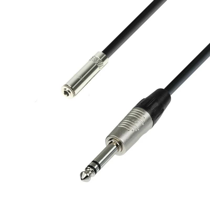 ADAM HALL K4BYV0600 CABLE EXTENSION AURICULARES MINIJACK JACK ESTEREO 6 METROS