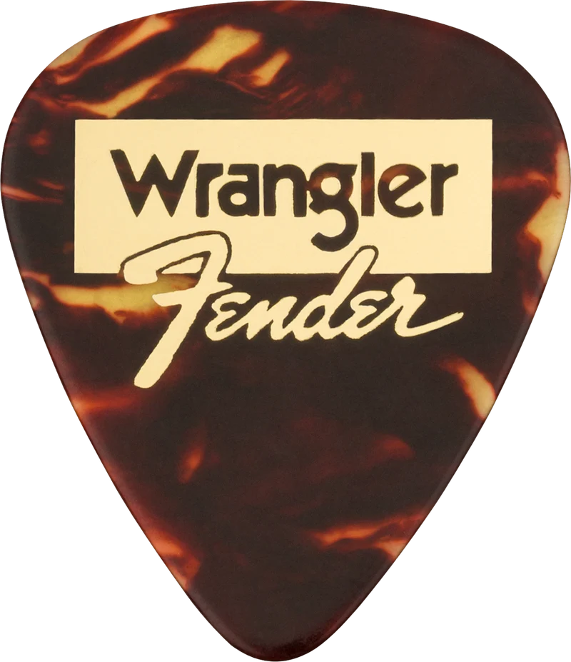 FENDER 1980351040 WRANGLER PICKS 351 SHAPE PACK 8 PUAS TORTOISESHELL