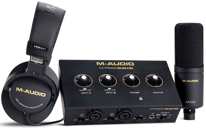 M AUDIO M-TRACK DUO HD PACK INTERFAZ DE AUDIO