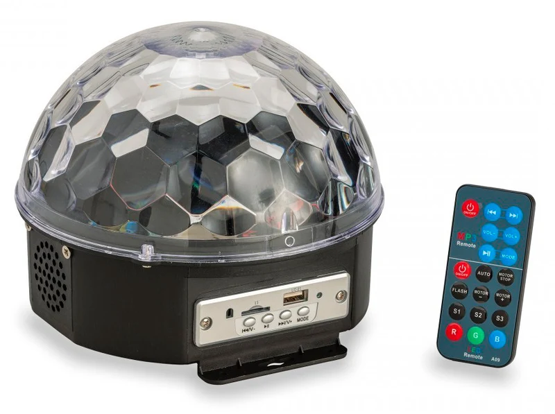SOUNDSATION CB-630B LUZ BOLA DE CRISTAL CON BLUETOOTH Y MP3