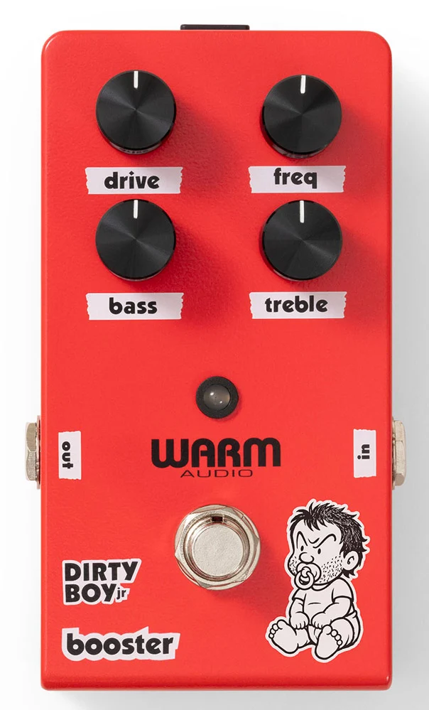 WARM AUDIO WA-DBJR-BOOST DIRTY BOY JUNIOR BOOSTER PEDAL BOOST