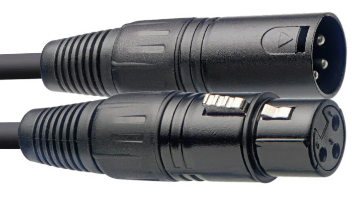 AUVISA SDX1.5-3 CABLE DMX XLR MACHO A XLR HEMBRA DE 1.5 METROS