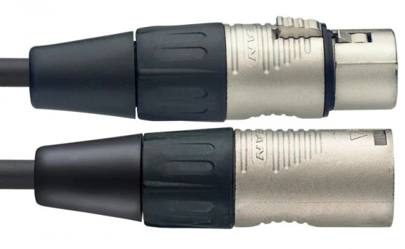 AUVISA NMC6R CABLE MICROFONO XLR MACHO XLR HEMBRA 6 METROS