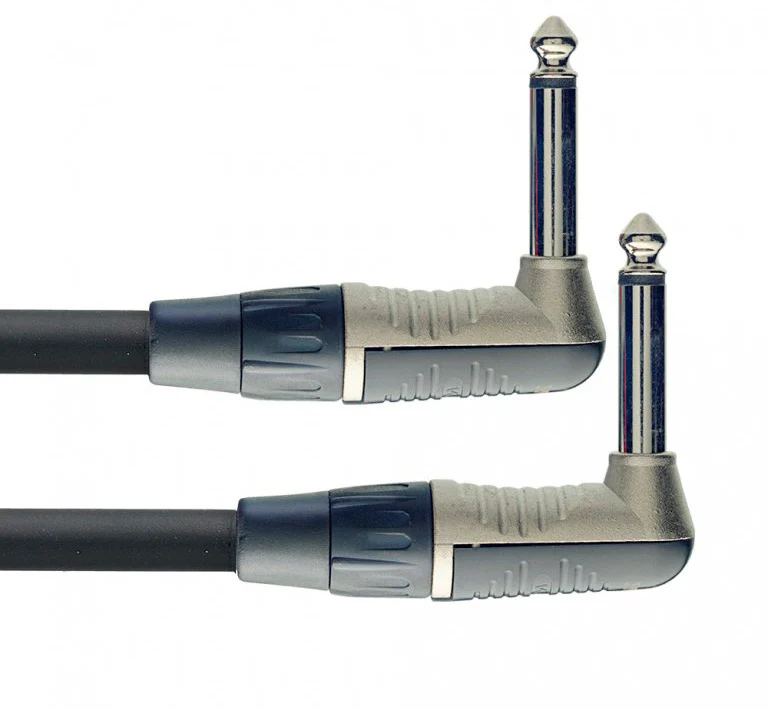 AUVISA NPC060LR CABLE PEDALES JACK ACODADOS 60 CM