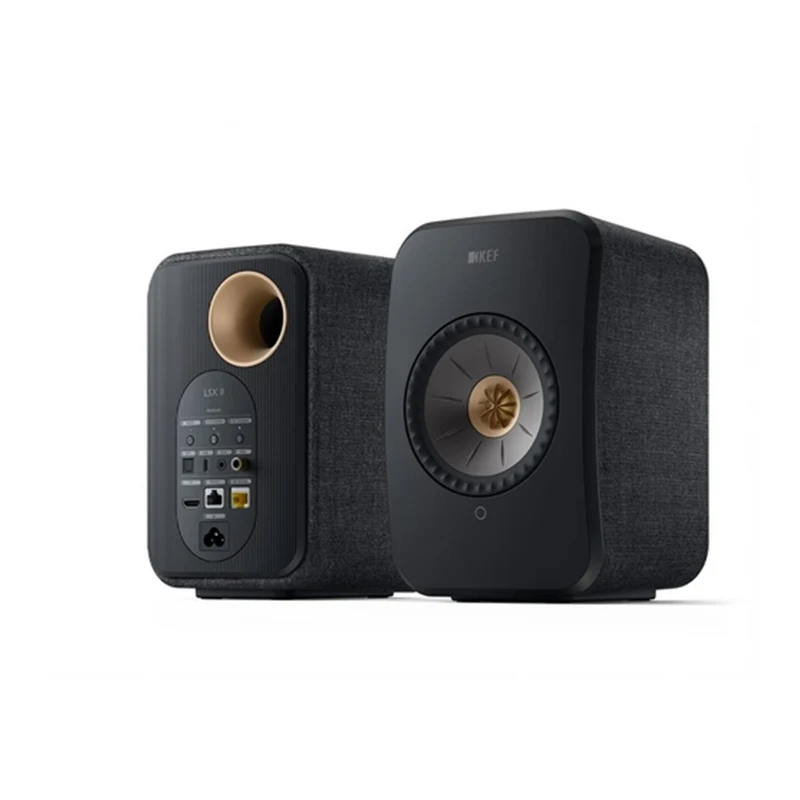 LSX II Black - Par de Bocinas de Librero