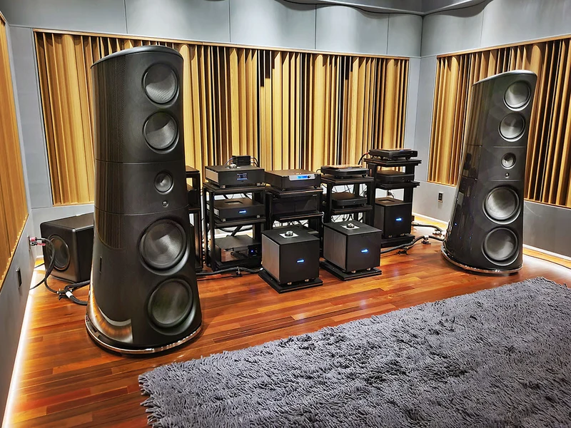 M9 Par de Bocinas tipo torre de 4 vias | Magico