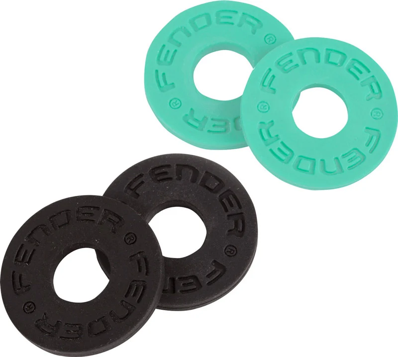FENDER 0990819020 STRAP BLOCKS 2 NEGROS 2 SURF GREEN ENGANCHES SEGURIDAD CORREA