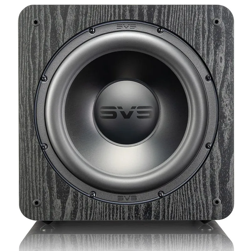 SVS SB‑2000 Black Ash | Subwoofer Sellado 12″ con 500 W RMS y DSP Preciso | Potencia Compacta, Rendimiento Superior | JMI Audio