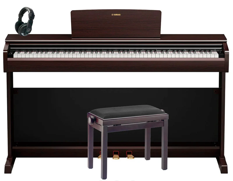 YAMAHA -PACK- YDP146R PIANO DIGITAL ARIUS ROSEWOOD + BANQUETA Y AURICULARES