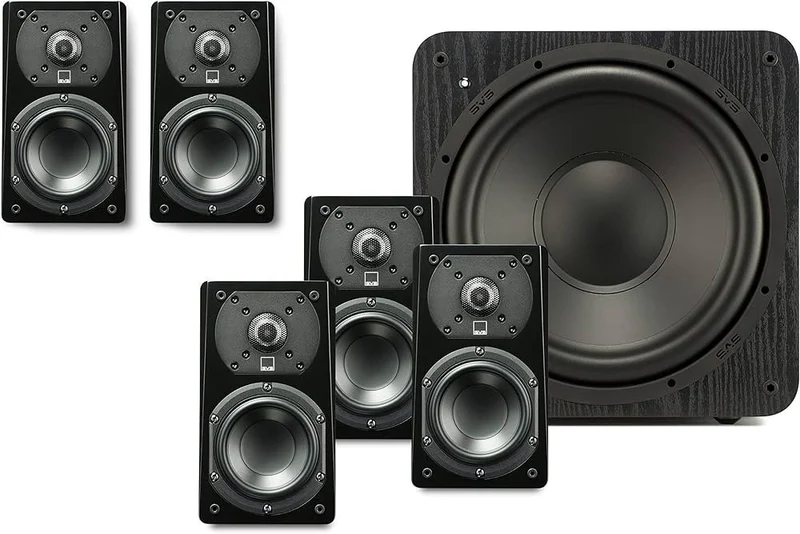 🔊 SVS Prime 5.1 Black Oak | Cine en casa audiófilo con diseño compacto y graves de alto impacto | JMI Audio